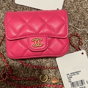 Chanel Pink Quilted Women's Bag
